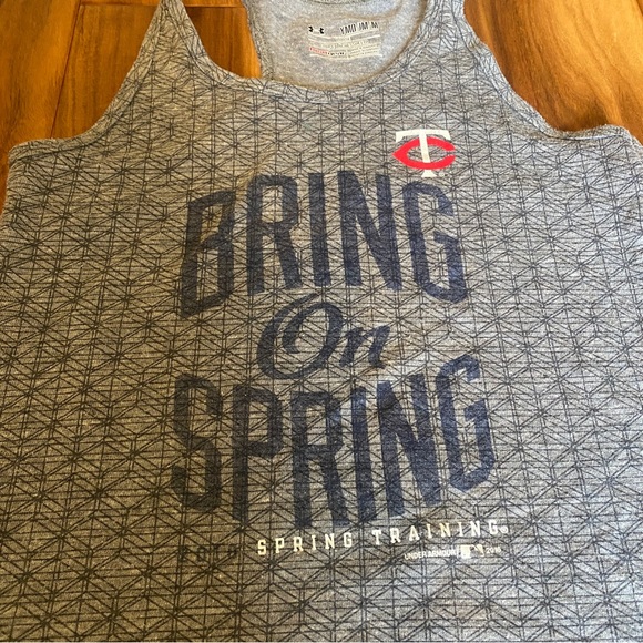 Girls Under Armour tank, Twins baseball, sz Youth Medium - Picture 5 of 6